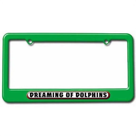 Dreaming of Dolphins License Plate Tag Frame, Multiple Colors