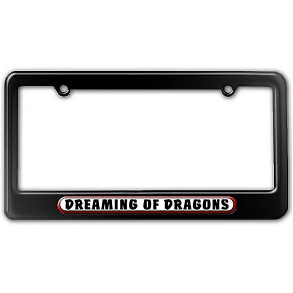 Dreaming of Dragons License Plate Frame