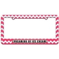 thumbnail image 1 of Dreaming of Ice Cream License Plate Tag Frame, Multiple Colors, 1 of 1