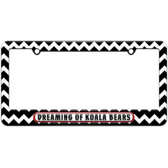 Dreaming of Koala Bears License Plate Tag Frame, Multiple Colors