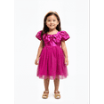thumbnail image 1 of Dreaming of Lucy Toddler Girls Starry Bow Tutu Dress with Short Sleeves, Sizes 12M- 5T, 1 of 7