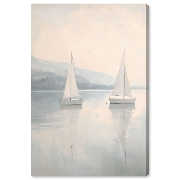 Dreaming of Sails II Canvas Minimalist Coastal by Art Remedy, Gallery Wrapped, 36 x 54