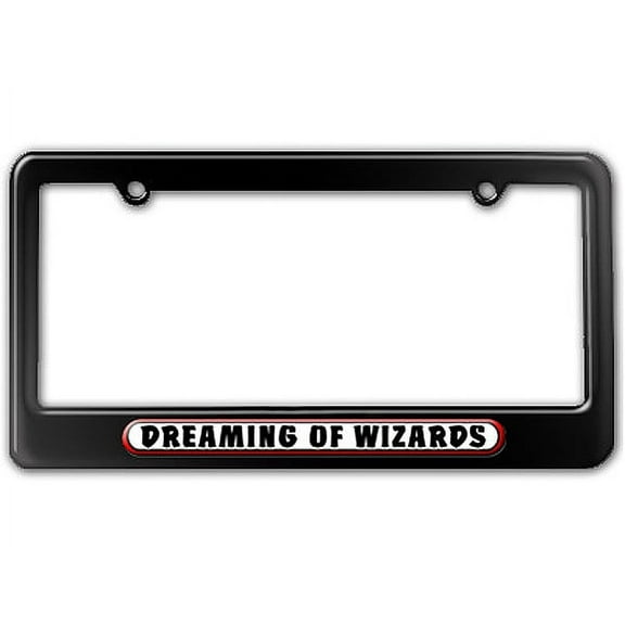 Dreaming of Wizards License Plate Frame
