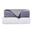 thumbnail image 1 of Dreamlab Bohemian Purple, Gray, Multi-color Microfiber Reversible Bed Blanket Queen, 1 of 4