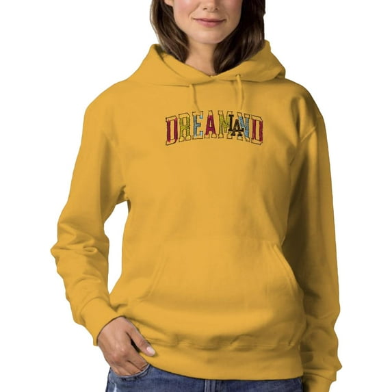 Dreamland Los Angeles Banner Hoodie Women -Image by Shutterstock, Female 5X-Large