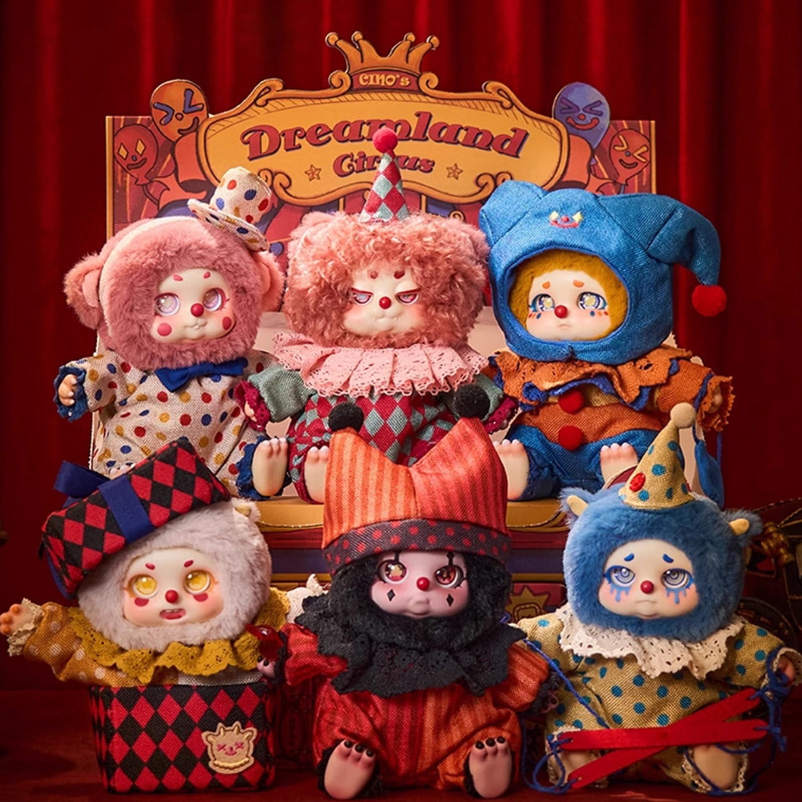 Dreamland Plush Doll Blind Box Figures, Timeshare Cino's Dreamland