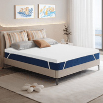 Dreamlify Mattress Topper - 3 Inch Queen Size Memory Foam Bed Topper with Removable & Washable Cover for Pressure Relief & Comfort, CertiPUR-US Certified