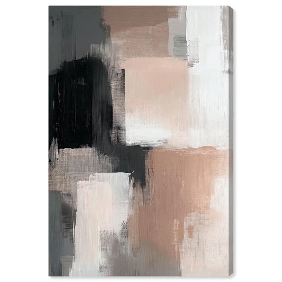 Dreamlike Strokes Canvas Earthy Abstract Art by Art Remedy, Gallery Wrapped, 20" x 30"