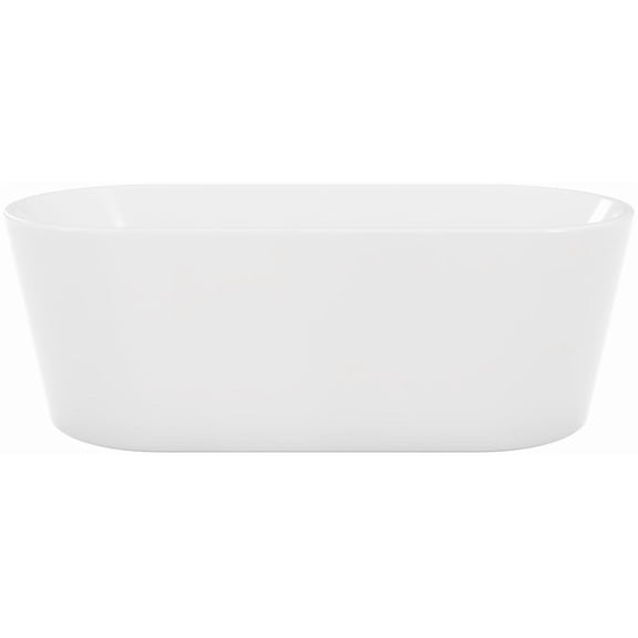 Dreamline BTAQ6629XEW06 Aqua 67" Free Standing Acrylic Soaking Tub - MultiColor