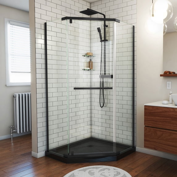 Dreamline DL-6031-88-06 Prism 74-3/4" High X 38" Wide Frameless Neo-Angle Shower Module -
