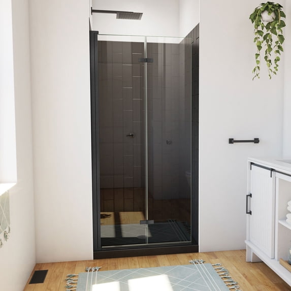 Dreamline DL-6526QC-88-09 Aqua-Q Fold 76-3/4" High X 36" Wide Shower Door - Matte Black