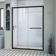 thumbnail image 1 of Dreamline DL-6974C-22-09 Infinity-Z 74-3/4" High X 54" Wide X 32" Deep Alcove Shower, 1 of 14