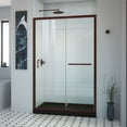 thumbnail image 1 of Dreamline DL-6974C-88-06 Infinity-Z 74-3/4" High X 54" Wide X 32" Deep Alcove Shower, 1 of 12