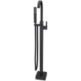thumbnail image 1 of Dreamline FTLV3809X09 Levantine Floor Mounted Tub Filler - Black, 1 of 7