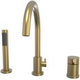 thumbnail image 1 of Dreamline FTMO1207X30 Montego Deck Mounted Roman Tub Filler - Brass, 1 of 7