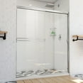 thumbnail image 1 of Dreamline Sdab60a700vxx Clear 60"W x 70-3/8"H, 1/2" Thick Semi Frameless Bypass Shower Door, 1 of 6
