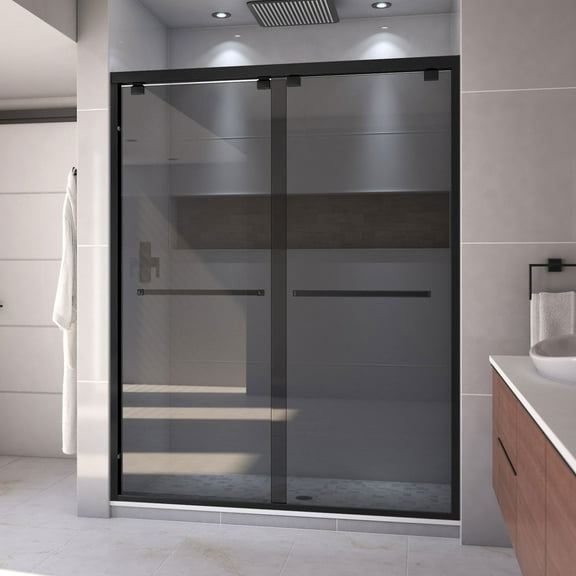 Dreamline Shdr-166076G Encore 76" High X 60" Wide Bypass Semi Frameless Shower Door -