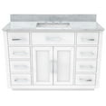 thumbnail image 1 of Dreamline Vfdx482234swm Dexterity 48" Free Standing Single Basin Vanity Set - White, 1 of 7