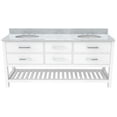 thumbnail image 1 of Dreamline VFVC722234RWMWH Valencia 72" Free Standing Double Basin Vanity Set - White, 1 of 5