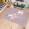 thumbnail image 1 of Dreammotif Bedroom Rug, Entryway Rug, Soft Rug, Non-Slip Carpet, Kids Room Rug, Teen Girl Room Rug, Ballet Girl And Rabbit Rugs, Entryway Rug, Pink Rug, 1 of 8