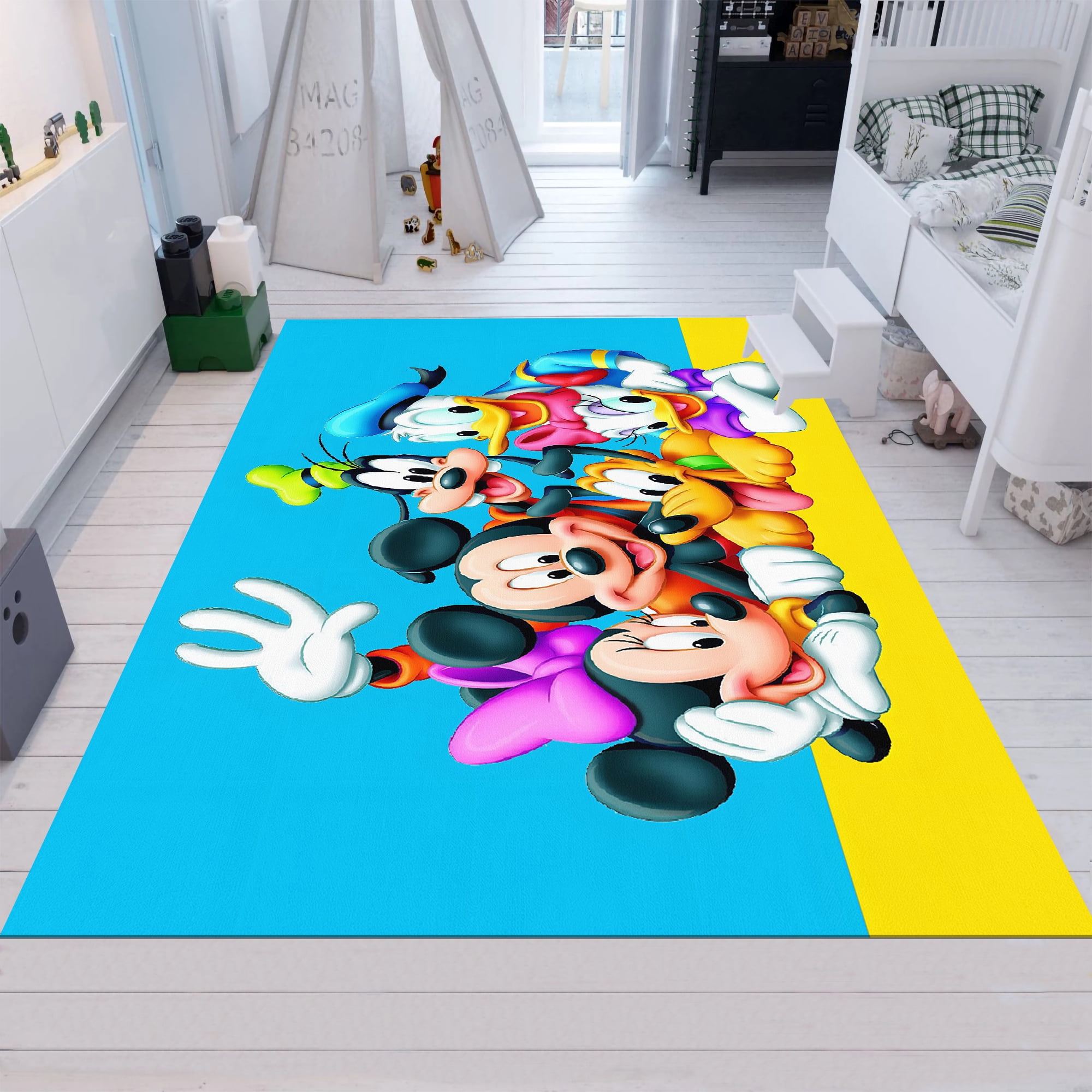 Dreammotif Beloved Cartoon Characters Inspired Rug Washable Mat Child ...