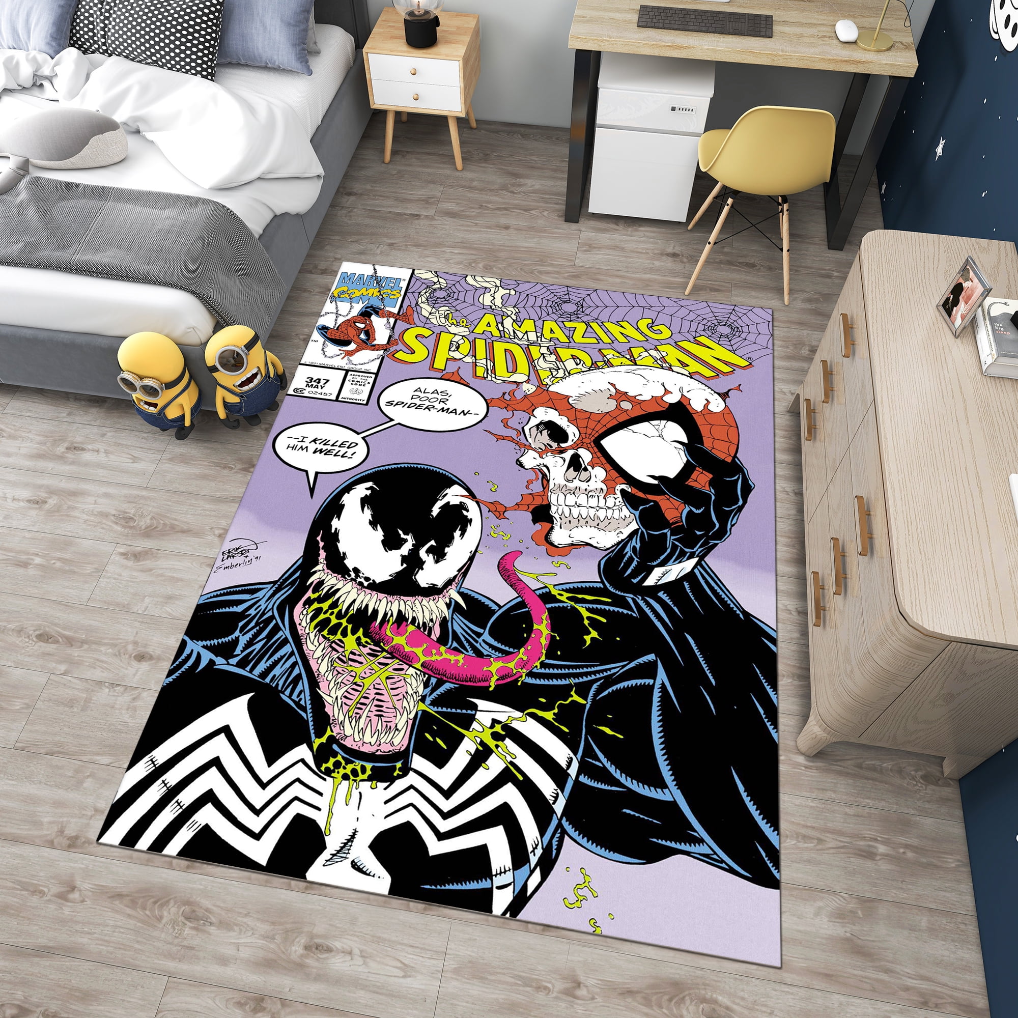 Dreammotif Colorful Venom Rug, Modern Area Rugs For Living Room, Game ...