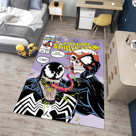 Dreammotif Colorful Venom Rug, Modern Area Rugs For Living Room, Game Room Decor, Bedroom Decor For Teens, Large Bedroom Rugs