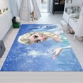 thumbnail image 1 of Dreammotif Frozen Elsa Inspired Rug Home Decor Nursery Area Rug Cartoon Theme - High Quality, Soft and Durable, Perfect for Children's Room - Colorful Design, 1 of 8