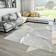 thumbnail image 1 of Dreammotif Grey Beige Marble Modern Area Rug for Living Room and Home - 4 x 6 ft & 120x180cm, 1 of 8
