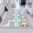 thumbnail image 1 of Dreammotif Hopscotch Children's Room Carpet - High Quality, Soft and Durable, Perfect for Children's Room - Sports Field, 1 of 8