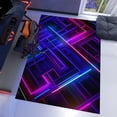 thumbnail image 1 of Dreammotif Mixed Neon Modern Area Rug for Living Room - 5.3 x 7.6 ft Machine Washable, Thin, Non Slip Backing Carpet, 1 of 8