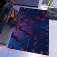 thumbnail image 1 of Dreammotif Red Hexagon Modern Area Rug for Living Room - 4 x 6 ft Machine Washable, Thin, Non Slip Backing Carpet, 1 of 8