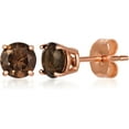 thumbnail image 1 of Dreamofdazzles Jewels 1.50 Ctw Round Cut Brown Diamond Engagement Wedding Christmast Tanksgiving Studs Earring's 925 Sterling Silver 14K Rose Gold Plated For Women's, 1 of 3