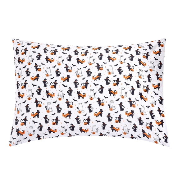 Dreamon Halloween Super Soft Microfiber Pillowcase-Black Cats-Standard/Queen, 1 Piece