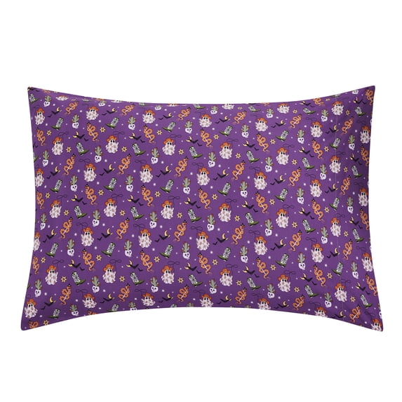 Dreamon Halloween Super Soft Microfiber Pillowcase-Cowboy Ghosts-Standard/Queen, 1 Piece