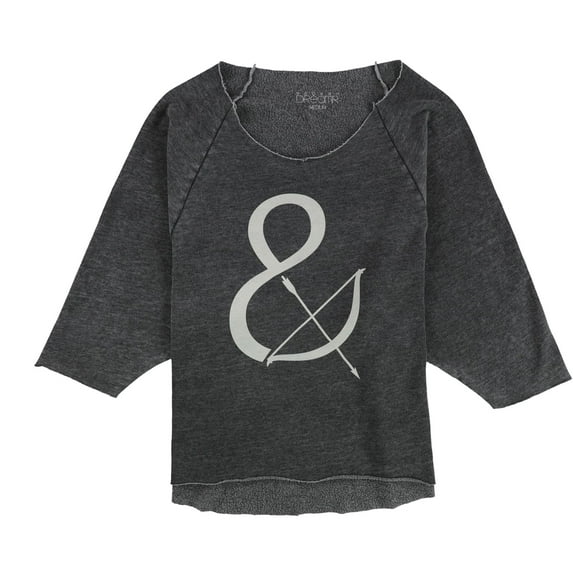 Dreamr Womens Infinity Archer Symbol Sweatshirt, Grey, Medium