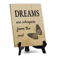 thumbnail image 1 of Dreams Are Whispers From The Soul Table Sign with Acrylic Stand (6x8“) | Classroom & Home Decor, 1 of 7