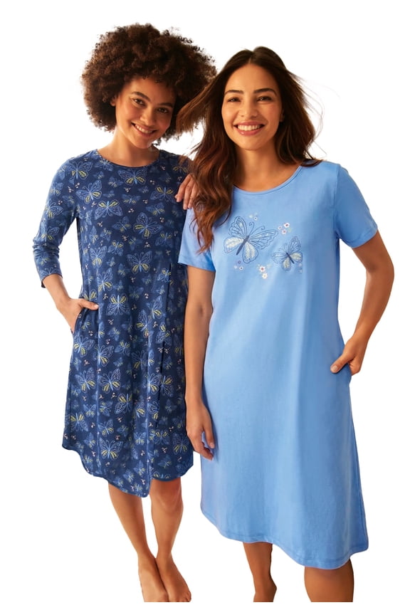 Plus Size 2-Pack Sleepshirts