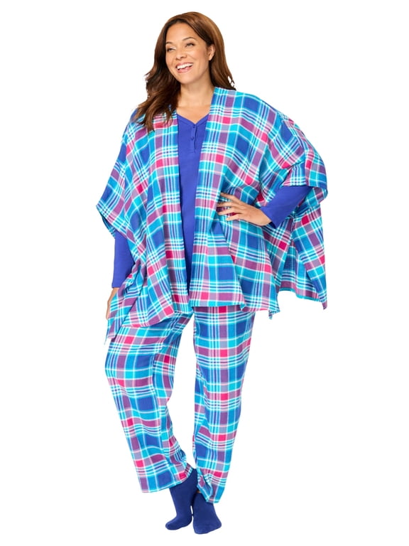 Plus Size 4-Piece Pajama Set