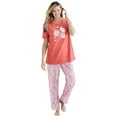 thumbnail image 1 of Dreams & Co. Plus Size Graphic Tee PJ Set, 1 of 6