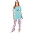 thumbnail image 1 of Dreams & Co. Plus Size Graphic Tee PJ Set, 1 of 6