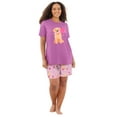 thumbnail image 1 of Dreams & Co. Plus Size Knit Pj Short Set, 1 of 6
