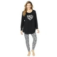 thumbnail image 1 of Dreams & Co. Plus Size 2-Piece Pj Legging Set, 1 of 6