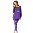 thumbnail image 1 of Dreams & Co. Plus Size 2-Piece Pj Legging Set, 1 of 5