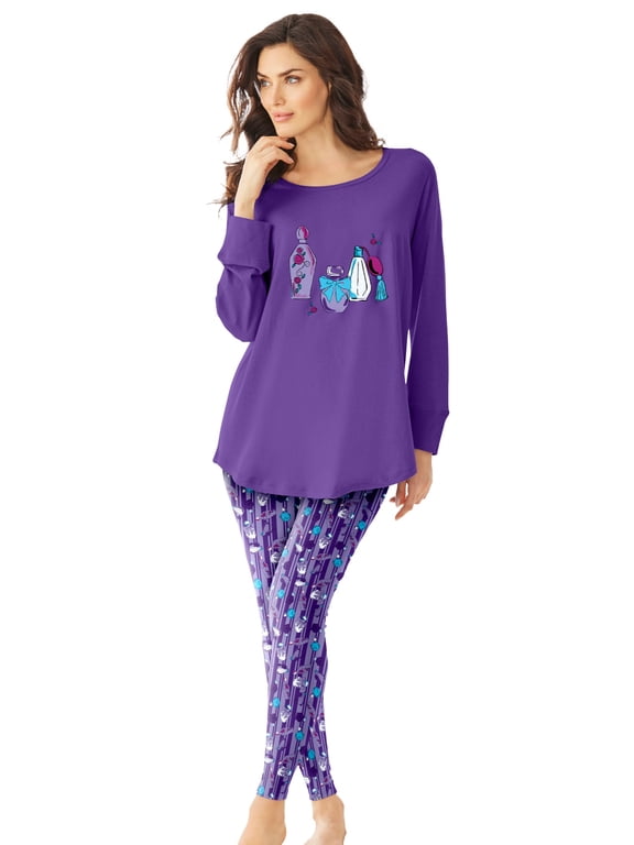 Plus Size 2-Piece Pj Legging Set