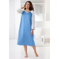 thumbnail image 1 of Dreams & Co. Plus Size Avenue Body Baseball Sleepshirt, 1 of 6