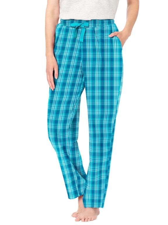 Plus Size Cotton Flannel Pants