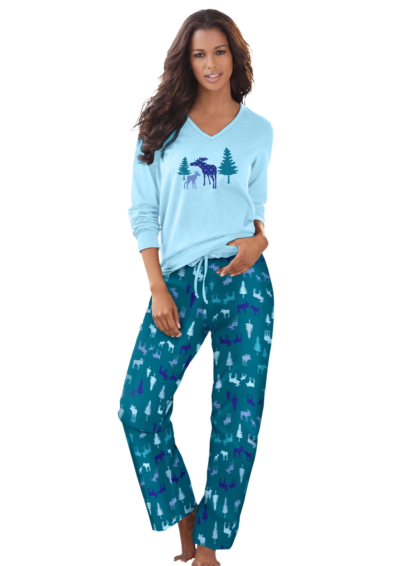 Plus size cozy pajamas sale