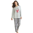thumbnail image 1 of Dreams & Co. Plus Size Cozy Pajama Set, 1 of 6