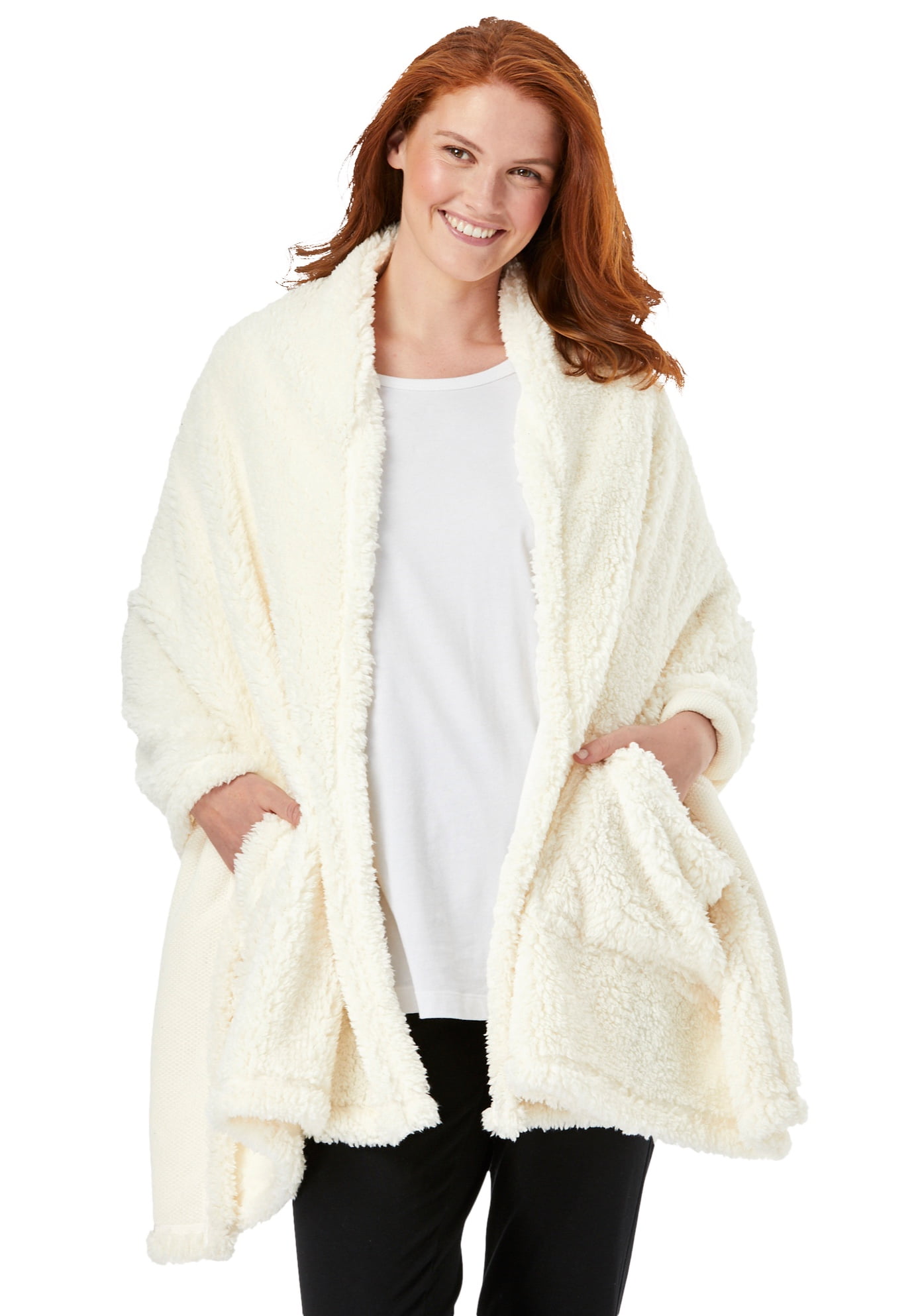 Sherpa wrap robe sale